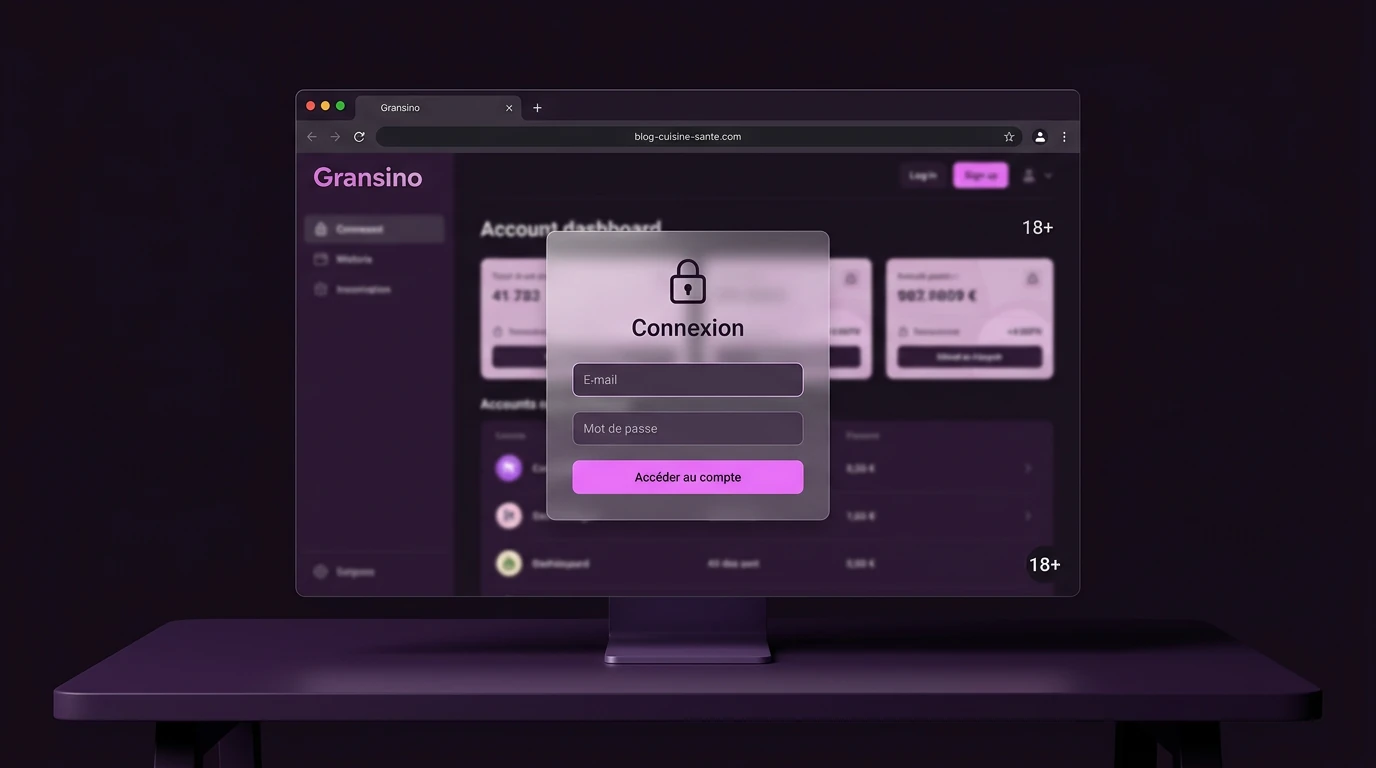 Comment accéder à son compte Gransino